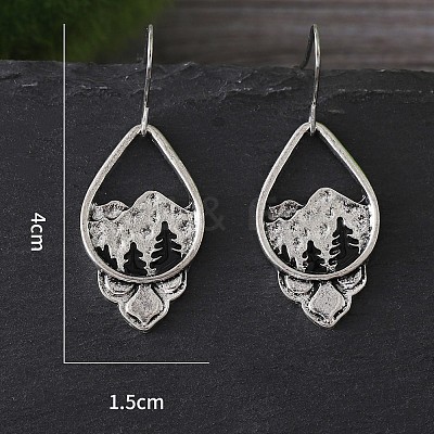 Zinc Alloy Dangle Earrings for Women WG56DA6-01-1
