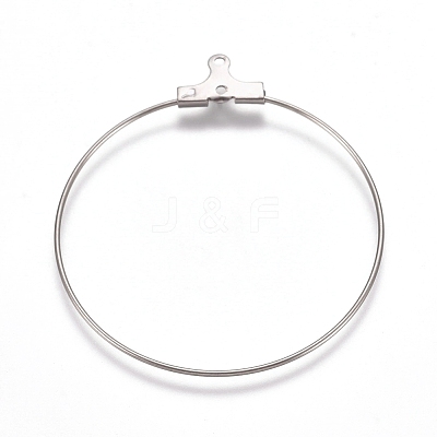 Tarnish Resistant 304 Stainless Steel Wire Pendants STAS-M274-020F-1