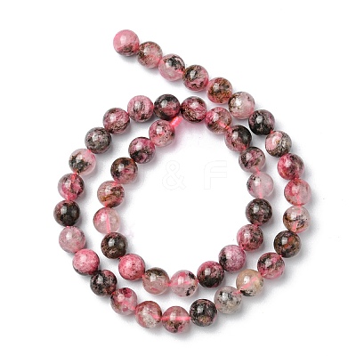 Natural Rhodonite Beads Strands G-C029-04B-1