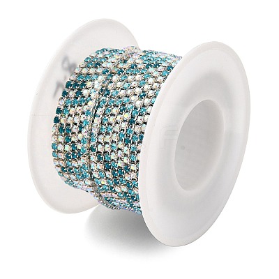 Rhinestone and Iron Cup Chain CH-A007-01G-1