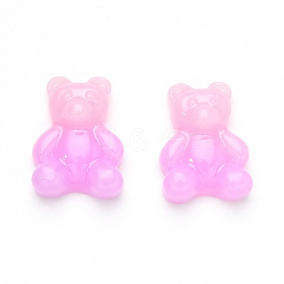 Gradient Color Opaque Resin Cabochons CRES-R196-01D-1