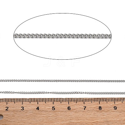 304 Stainless Steel Curb Chains CHS-M009-11P-02-1