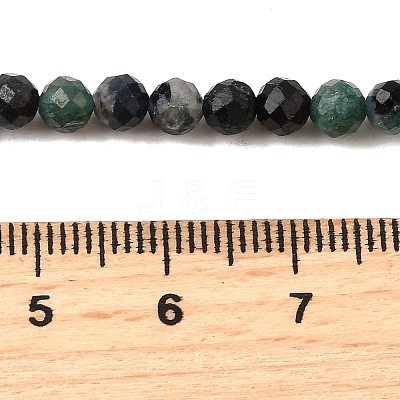 Natural Blue Tourmaline Beads Strands G-G259-D10-4mm-1