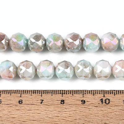 Anti-Tarnish Electroplate Glass Beads Strands GLAA-N010-10mm-15-1