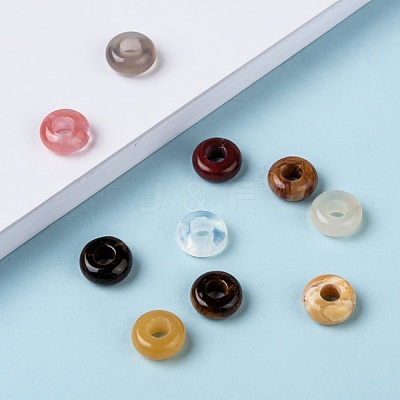 Natural & Synthetic Gemstones European Beads G-Q973-M-1