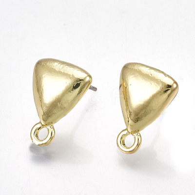 Alloy Stud Earring Findings PALLOY-T065-07-1