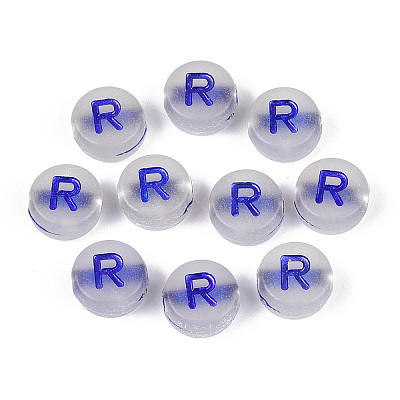 Luminous Frosted Acrylic Beads FACR-T008-02R-1