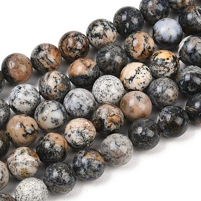 Natural Black African Opal Bead Strands G-H351-A01-01-1