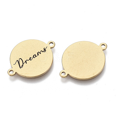 201 Stainless Steel Enamel Links connectors X-STAS-S079-144D-1