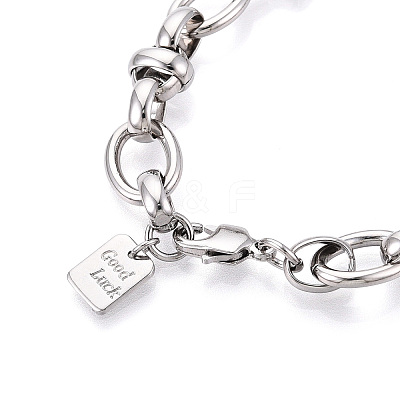Brass Chain Bracelets LS-BJEW-N032-06P-1