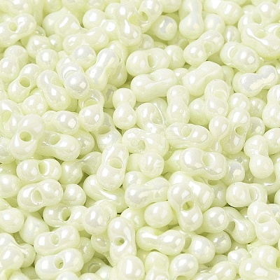 Opaque Colours Luster Glass Seed Beads SEED-B001-01A-01-1