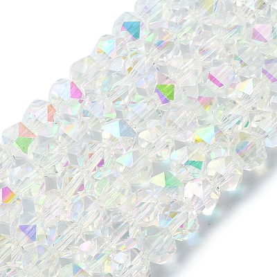 Electroplate Glass Beads EGLA-L018-B-AB04-1