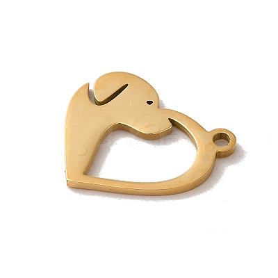 201 Stainless Steel Pendants STAS-E211-09G-1