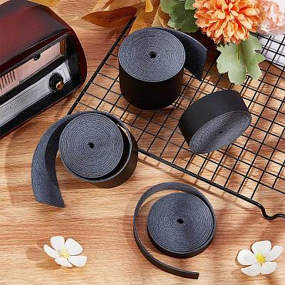 Flat Microfiber Imitation Leather Cord LC-WH0006-07C-01-1