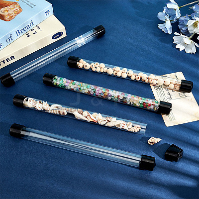Transparent PC Plastic Bead Storage Tubes AJEW-WH0596-947B-1