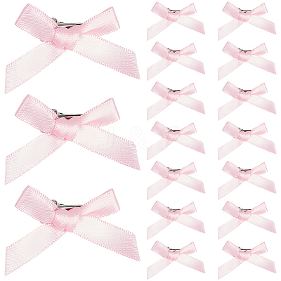 60Pcs Ribbon Bowknot Alligator Hair Clip PHAR-SC0001-008-1