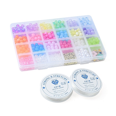 DIY Stretch Bracelet Making Kit DIY-FS0003-57-1