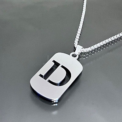304 Stainless Steel Box Chain Necklaces YT2090-4-1