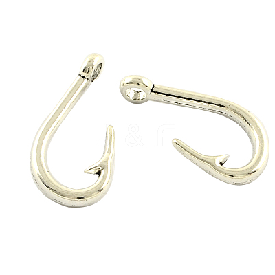 Tibetan Style Alloy Hook Clasps X-TIBEP-5238-AS-LF-1