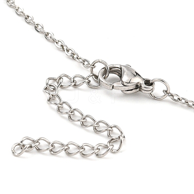Tarnish Resistant 304 Stainless Steel Cable Chains Necklace Makings AJEW-P119-04A-P-1