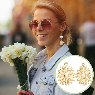 12Pcs Brass Pendants KK-UN0005-08-1