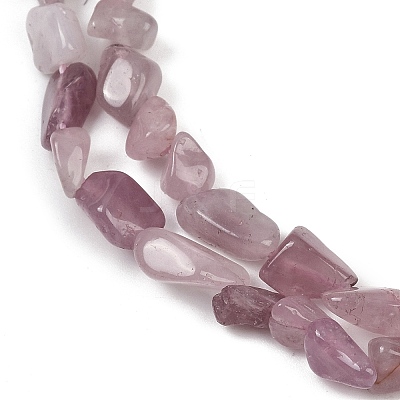 Natural Madagascar Rose Quartz Beads Strands G-Q060-D11-1