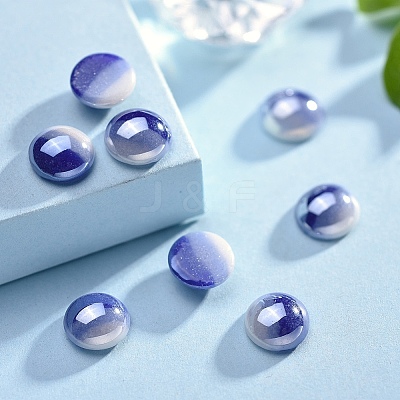 Opaque Glass Cabochons GGLA-S038-12D-8mm-1