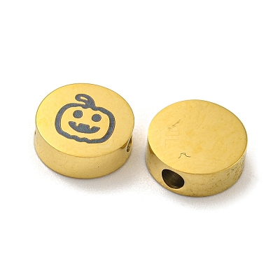 Halloween Theme 304 Stainless Steel Beads LS-STAS-M069-01B-G-1