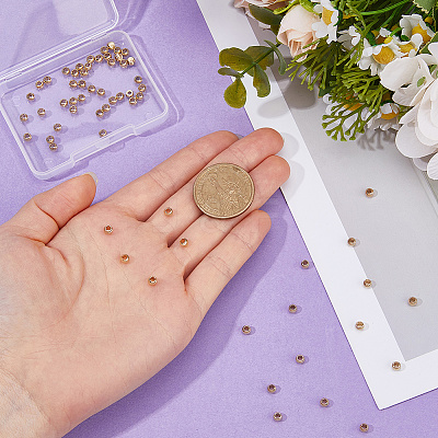 60Pcs Eco-Friendly Brass Beads KK-DC0005-08-1