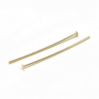 Brass Flat Head Pins KK-T032-092G-1
