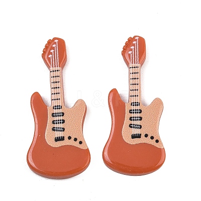 Musical Instrument Theme Resin Guitar Miniature Ornaments RE-CBA17C4-20B-1