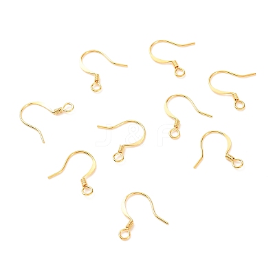 Brass Earring Hooks X-KK-F824-015A-G-1