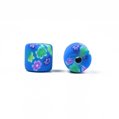 Handmade Polymer Clay Bead Strands CLAY-T020-10F-1
