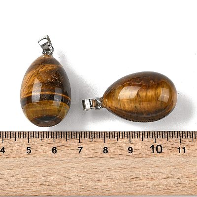Natural Tiger Eye Pendants GG-K002-08A-03-1