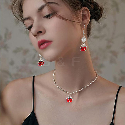 Alloy Enamel Pendants ENAM-AR0001-70-1