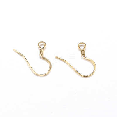 Ion Plating(IP) 304 Stainless Steel French Earring Hooks STAS-G130-57G-1