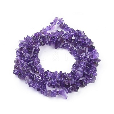Natural Amethyst Beads Strands F014-1