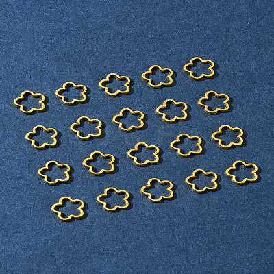 50Pcs Tibetan Style Alloy Bead Frame TIBEB-FS0001-10AG-1