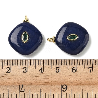 Dyed Natural White Jade Pendants G-H328-06G-B15-1
