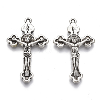 Tibetan Style Alloy Pendants TIBE-S320-019AS-LF-1