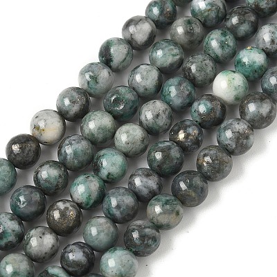 Natural Dioptase Beads Strands G-D302-02-6mm-1