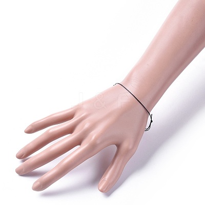 Adjustable Flat Waxed Polyester Cords Bracelet Making AJEW-JB00508-1