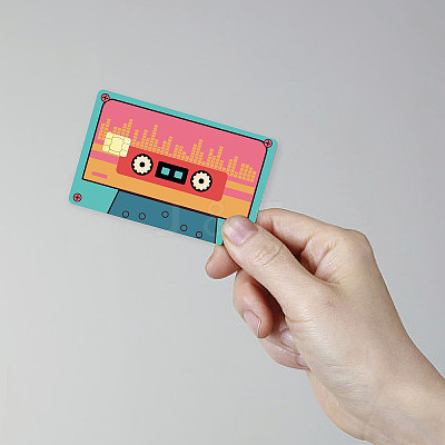 PVC Plastic Waterproof Card Stickers DIY-WH0432-012-1