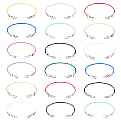 30Pcs Korean Waxed Polyester Cord Bracelet Making YC-TADJ0001-02A-1