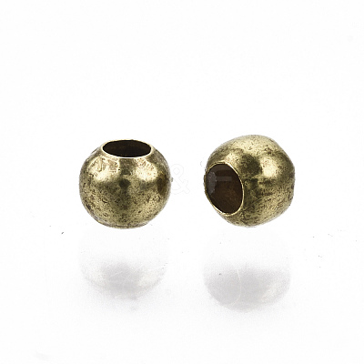 Brass Beads KK-R141-3mm-01C-NF-1