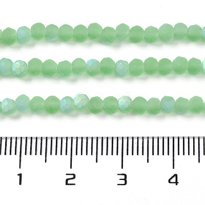 Imitation Jade Glass Beads Strands EGLA-YW0003-19B-08-1