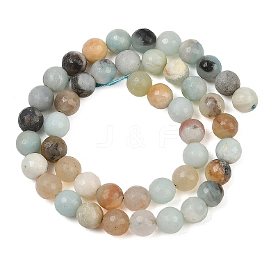 Natural Flower Amazonite Beads G-H1430-1-1