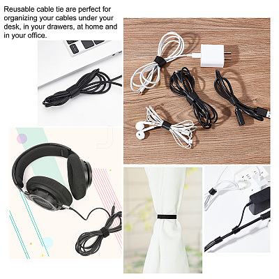 Nylon Hook and Loop Strap DIY-WH0292-32-1