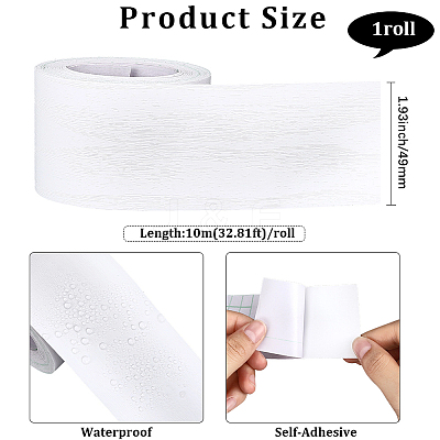 Waterproof PVC Self Adhesive Stickers Put up a Window Sill STIC-WH20010-08C-1