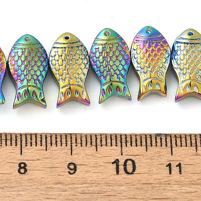 Electroplate Glass Beads Strands EGLA-C007-05D-1